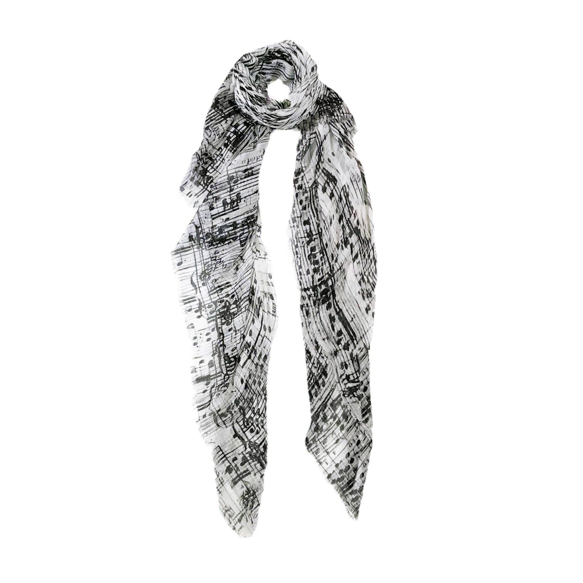 Sheet Music Scarf