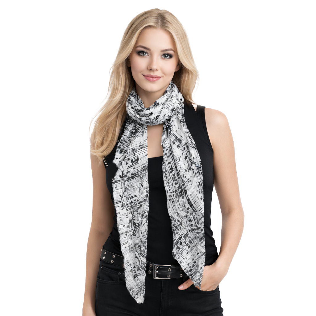 Musical Notes Scarf