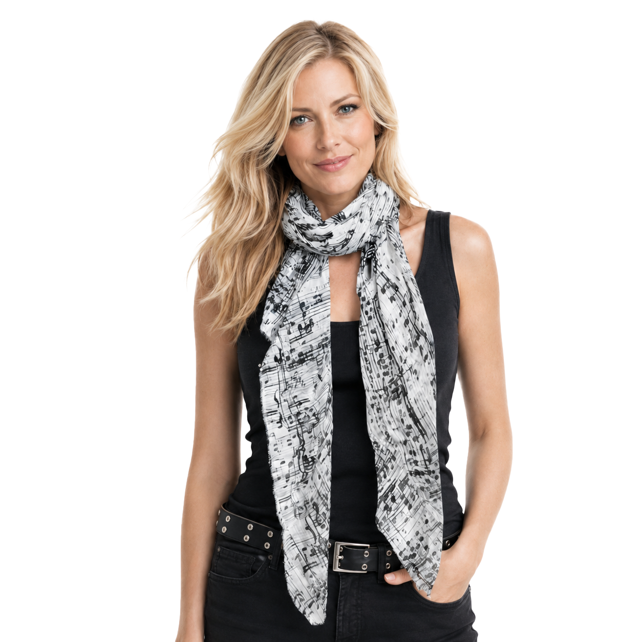 Musical Notes Scarf