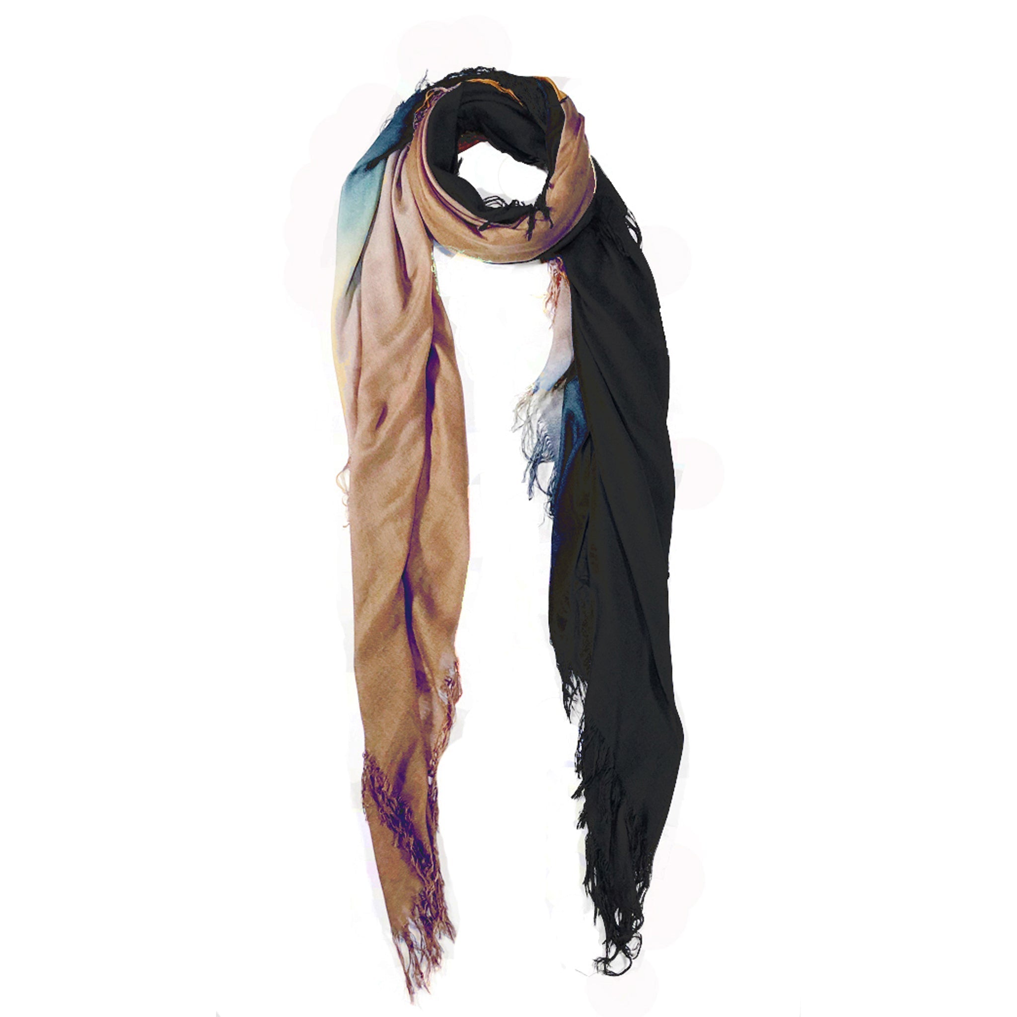 Cashmere Blend Faded Scarves