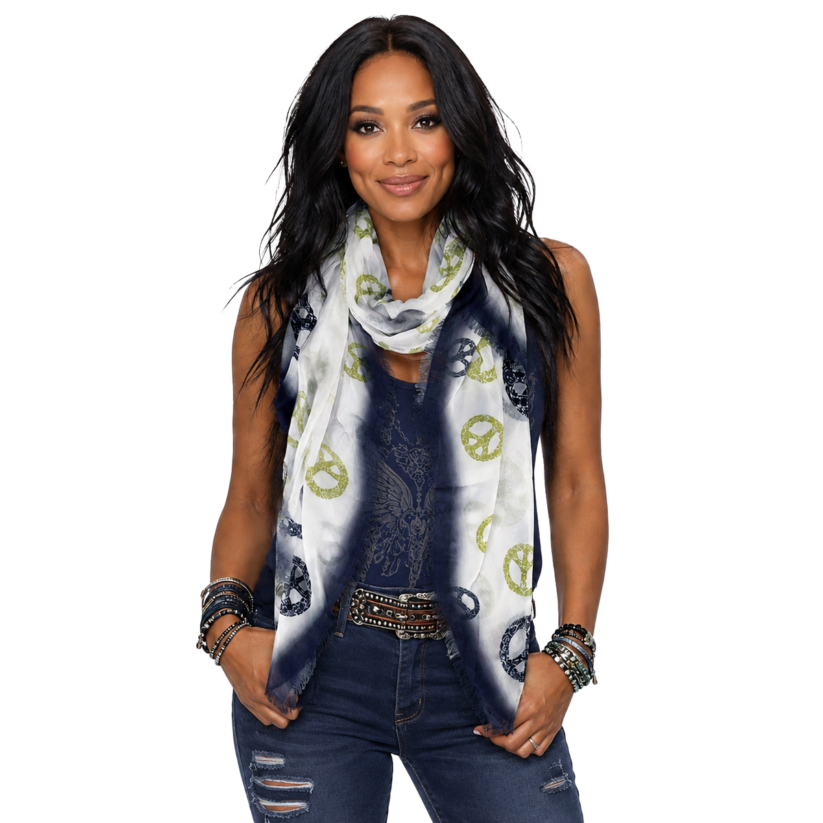 Vintage Peace Scarf