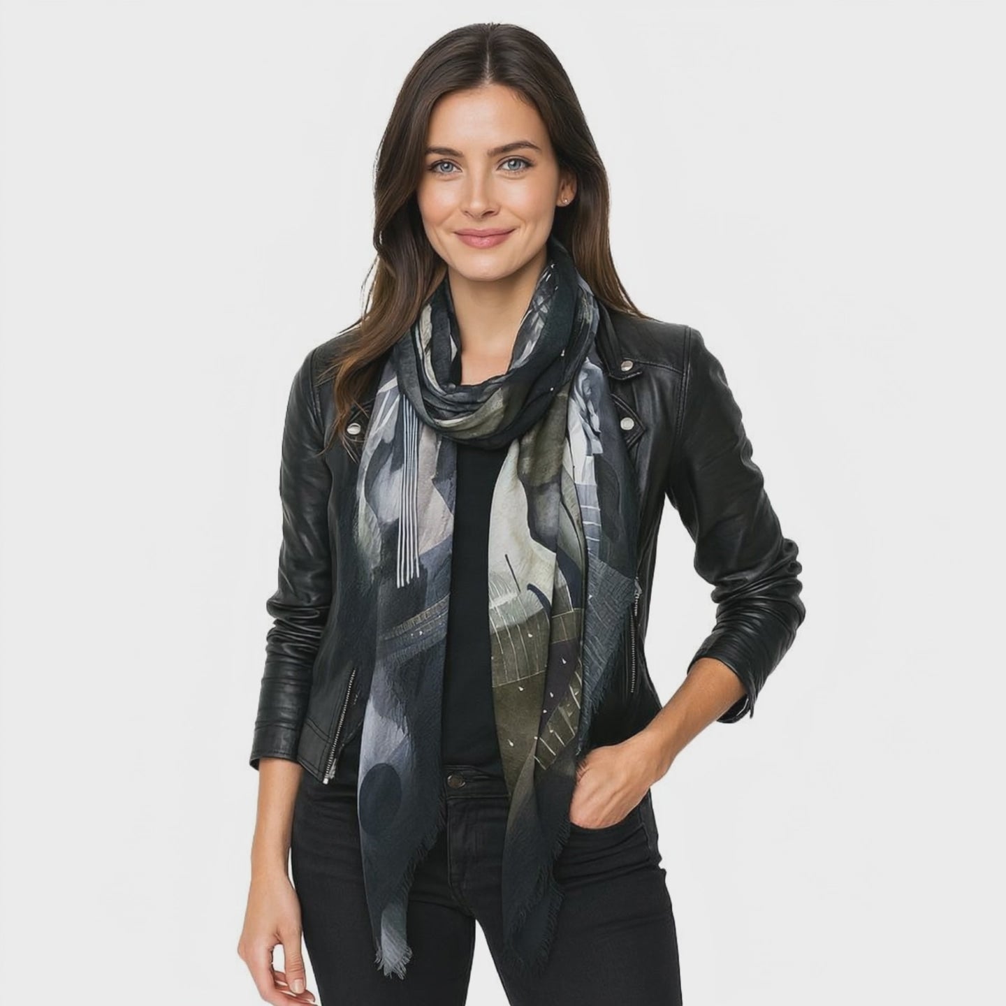Nashville Guitars | Premium Luxury Scarves – Blue Pacific