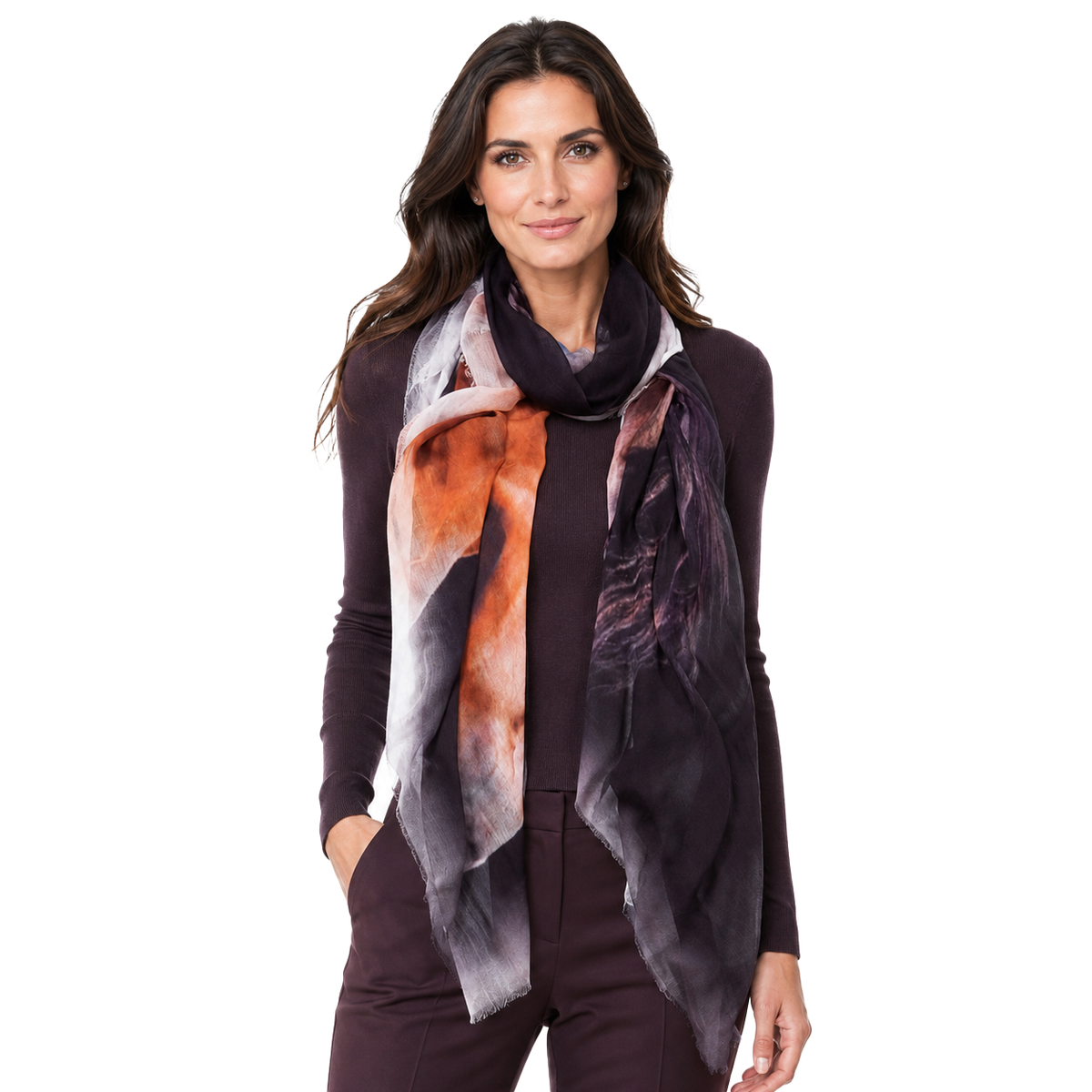 Running Horse Rust Scarf