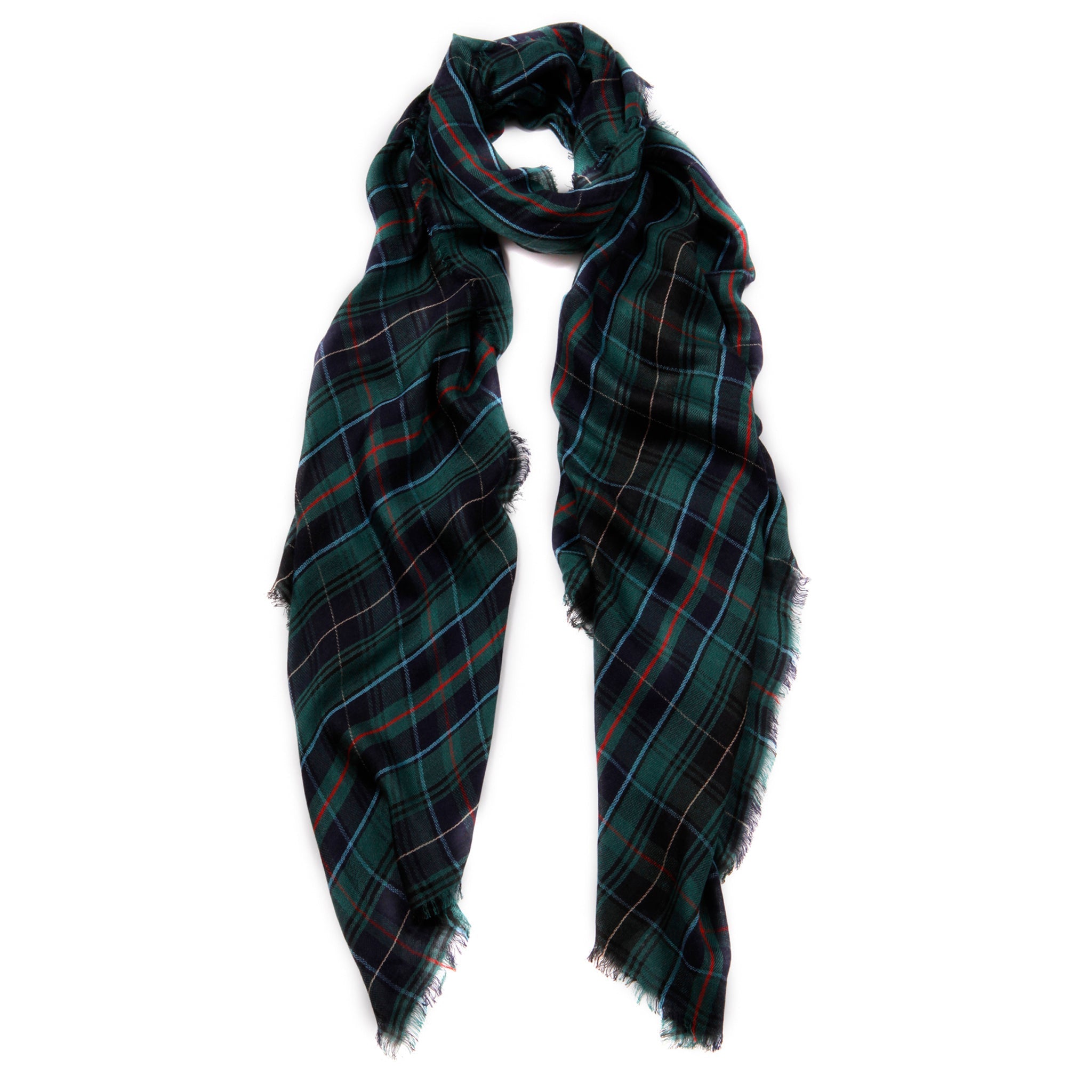 Modern Scottish Plaid Scarves (Contemporary)