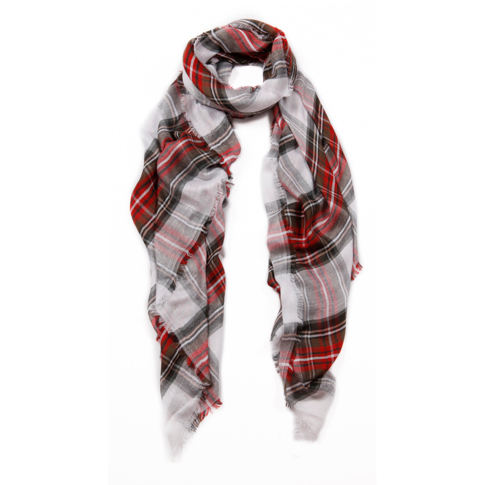 Modern Scottish Plaid Scarves (Contemporary)