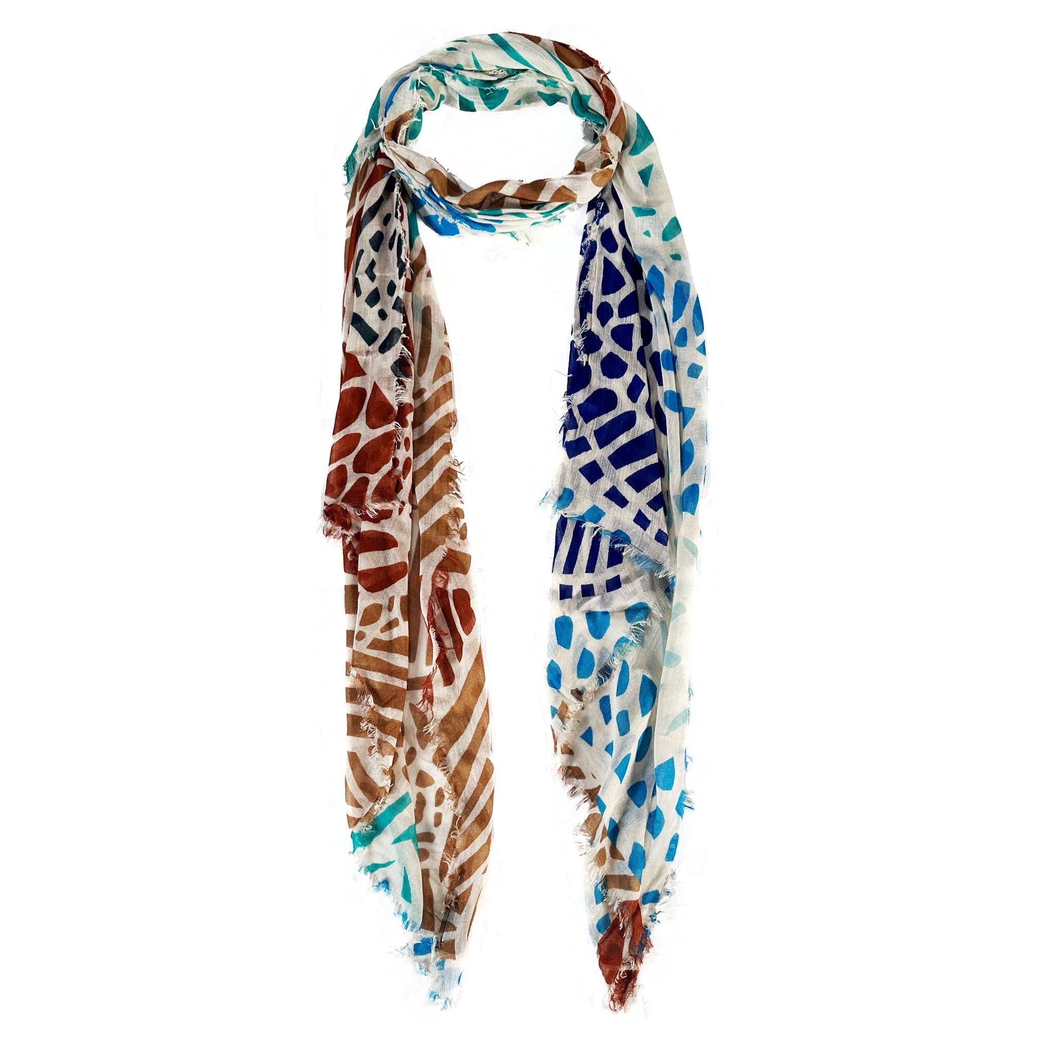 Sea Glass Mosaic Scarf