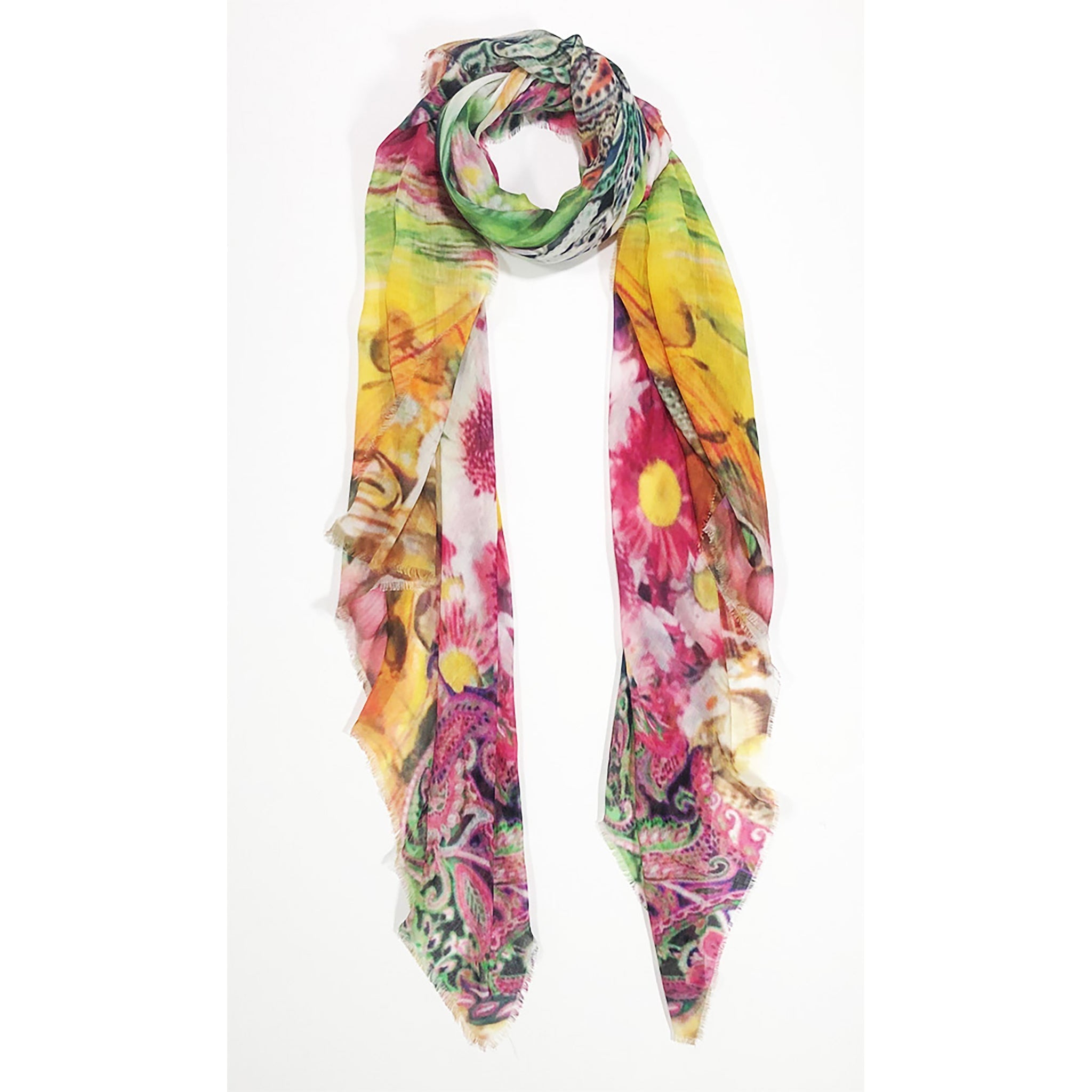 Floral Seashell Scarf