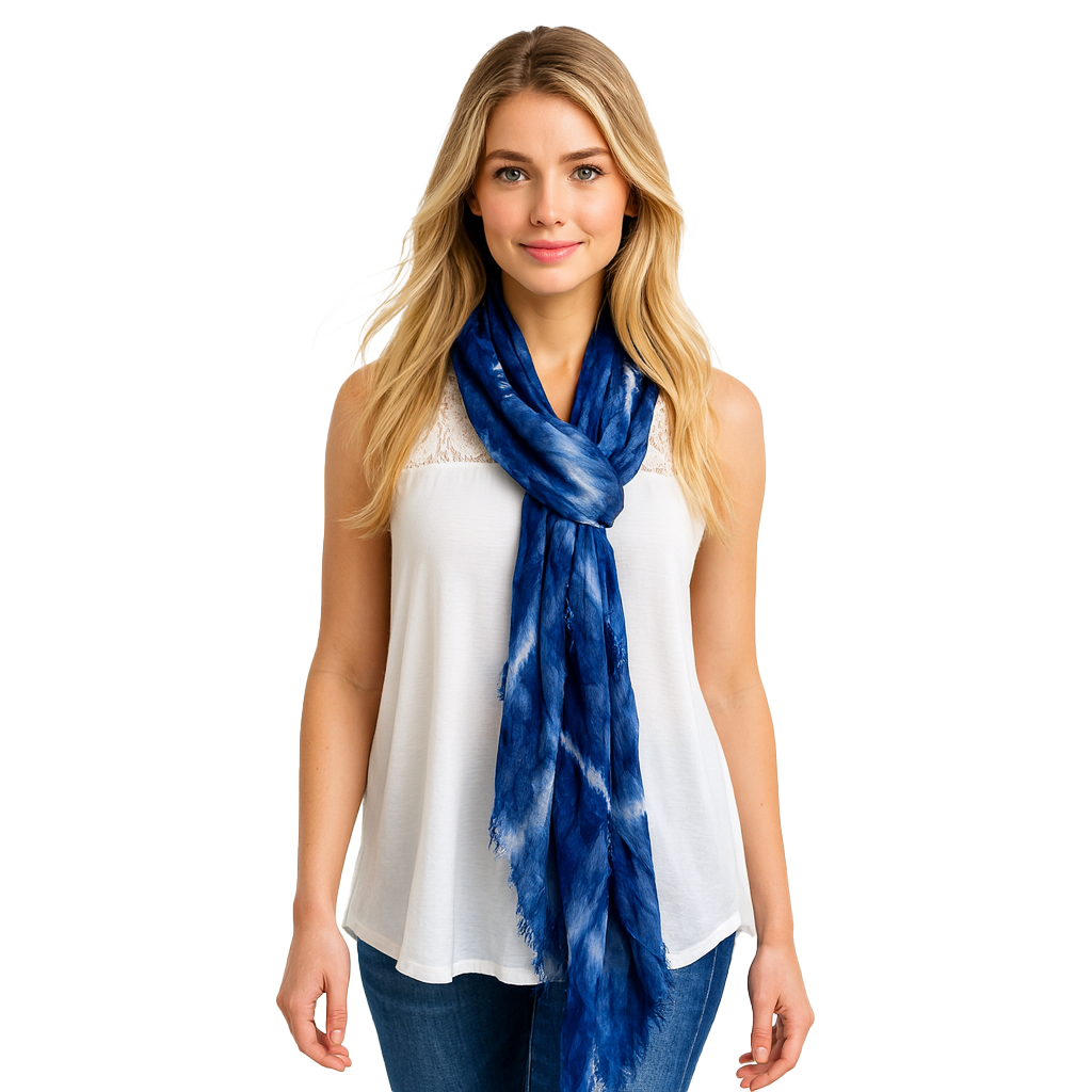Vintage Tie Dye Scarves