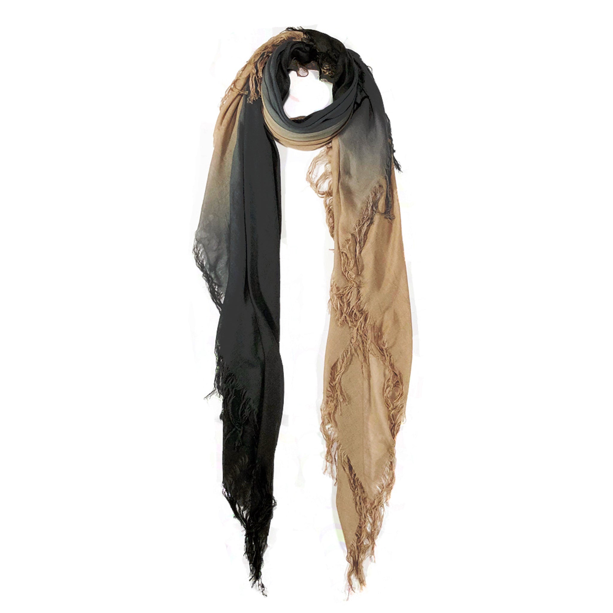 Cashmere Blend Faded Scarves