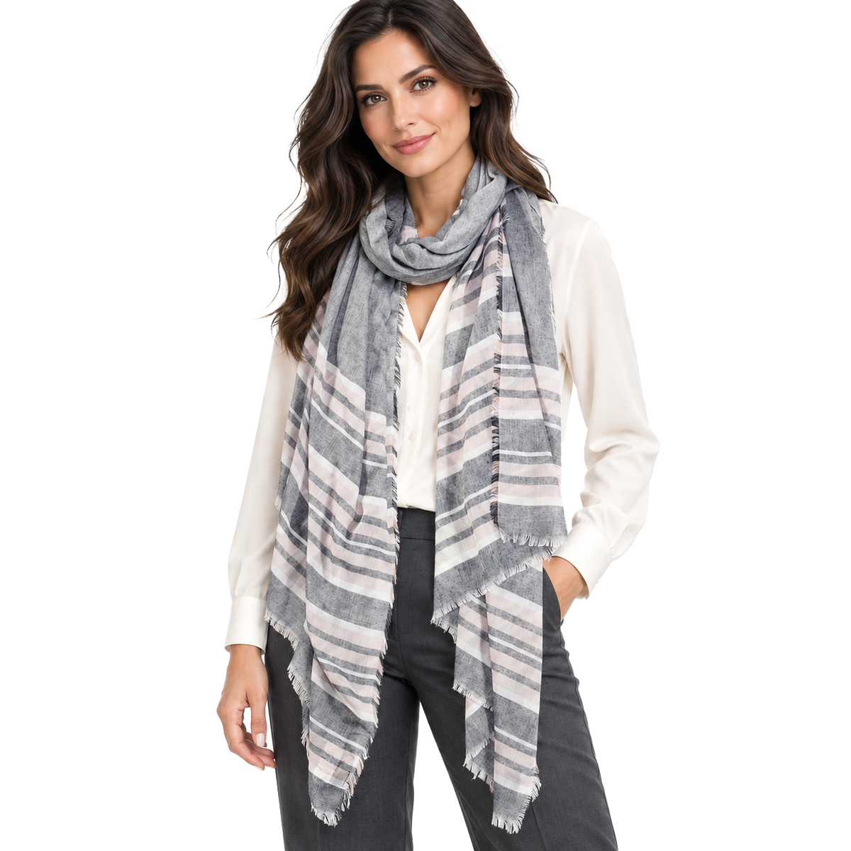 Turkish Cotton Stripe Scarf