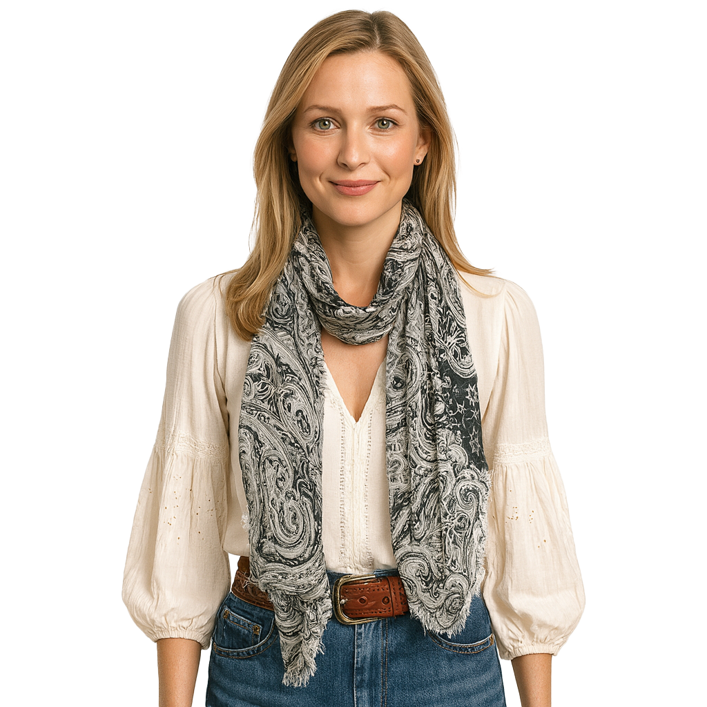 Vintage Paisley Scarf