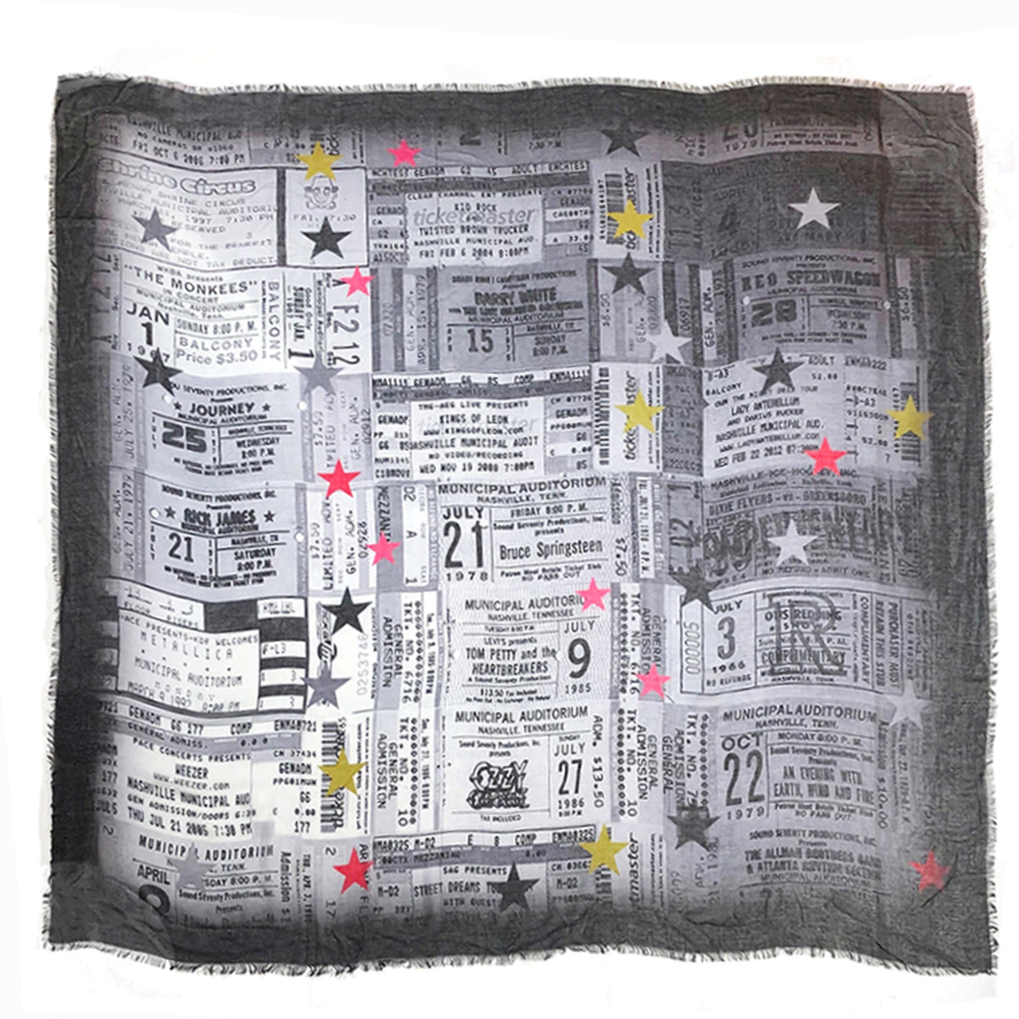 Vintage Tickets Scarf