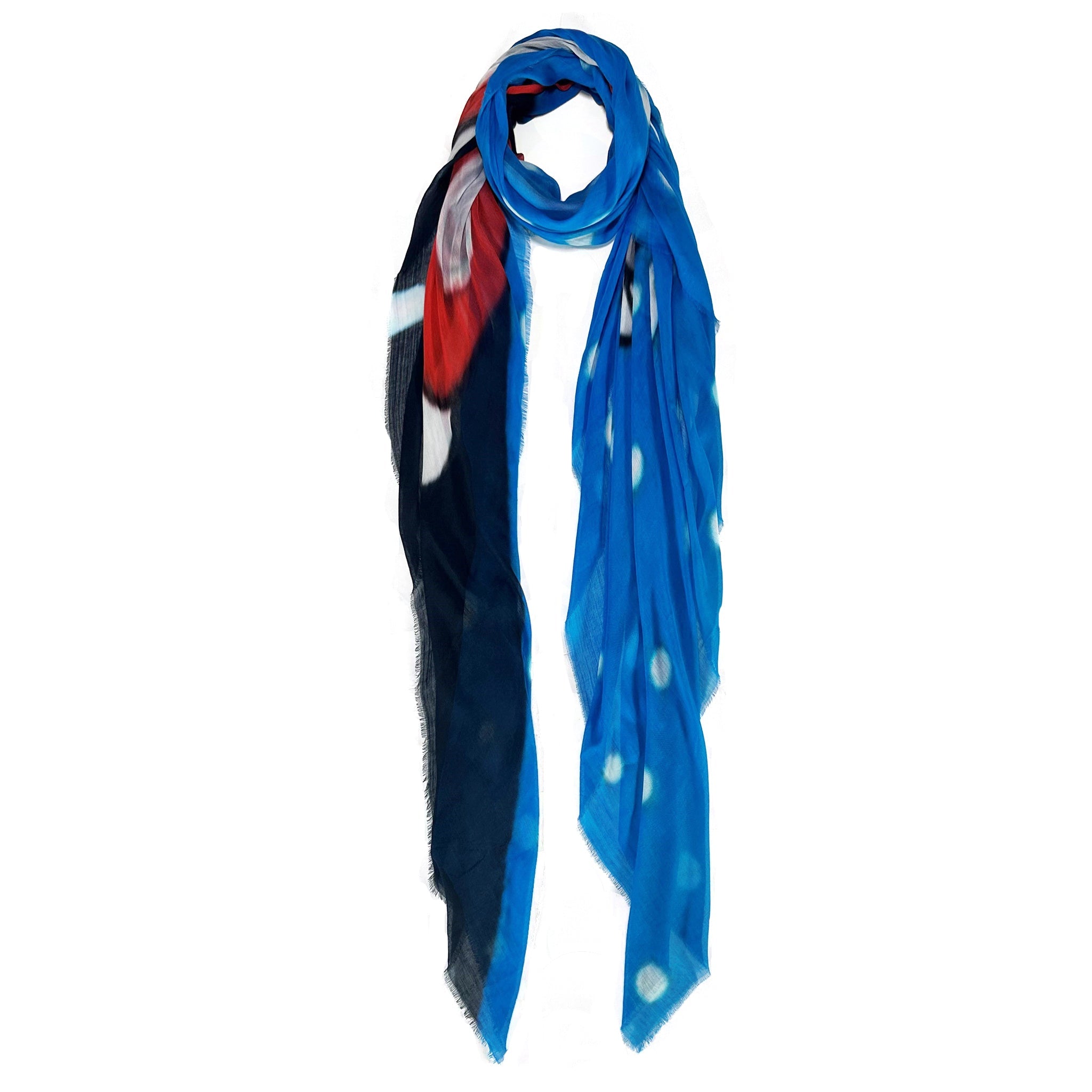 VW Kitties Scarf — Blue Pacific — view 3