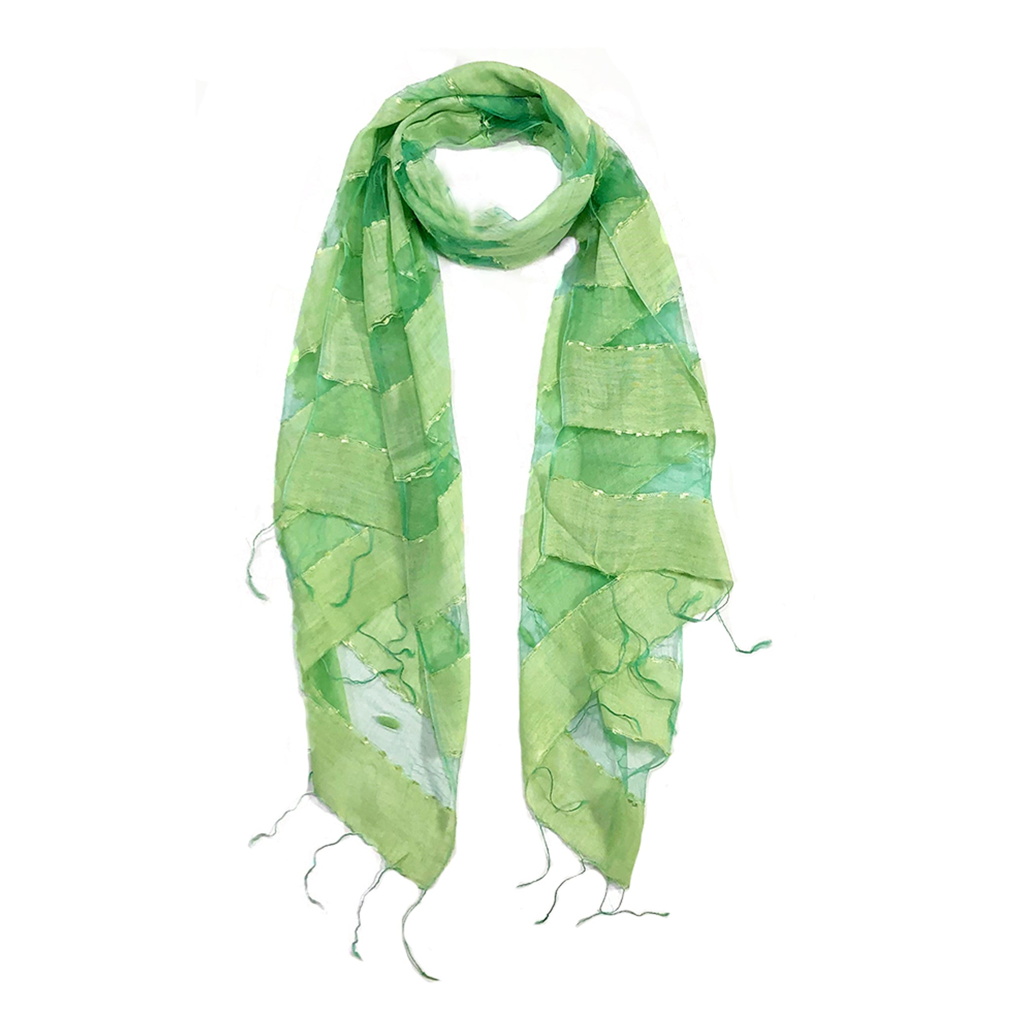 Hand Woven Silk Blended Scarf