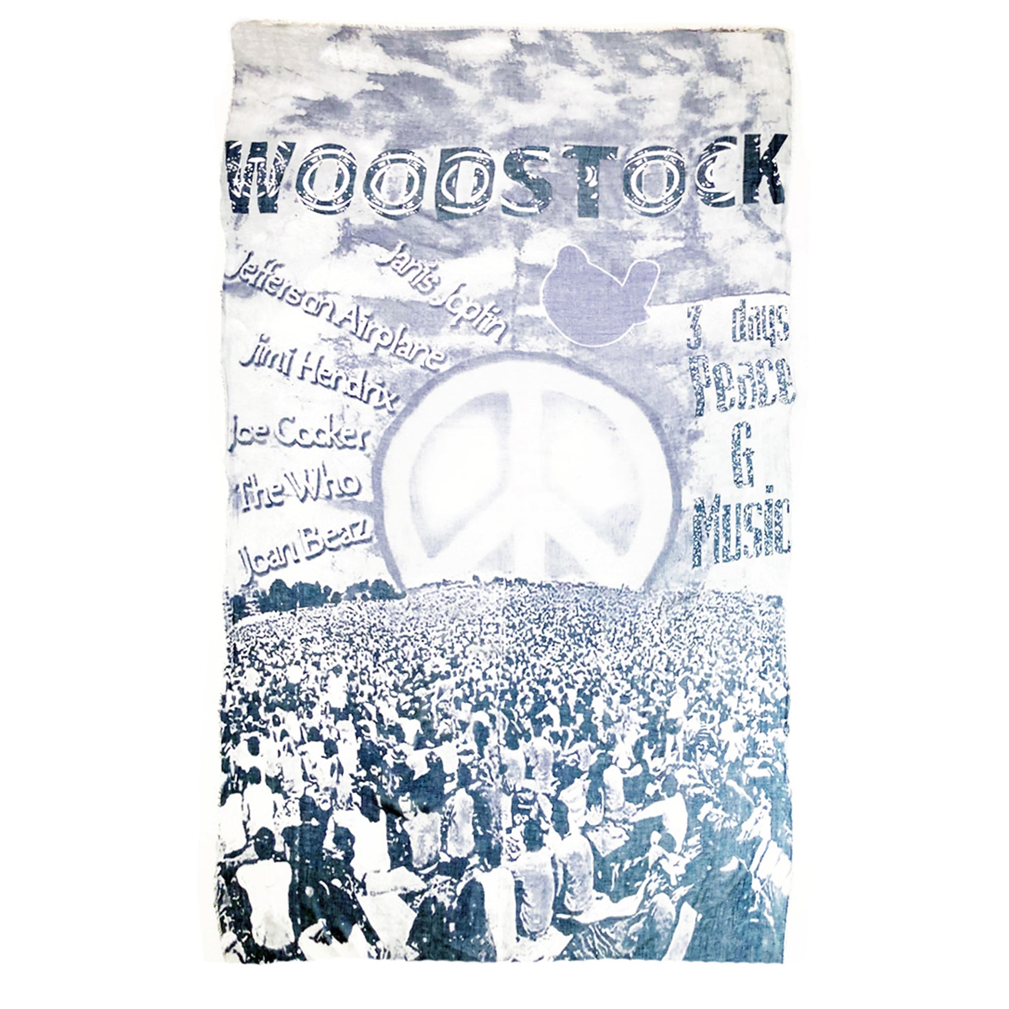 Woodstock Scarf — Blue Pacific — view 3